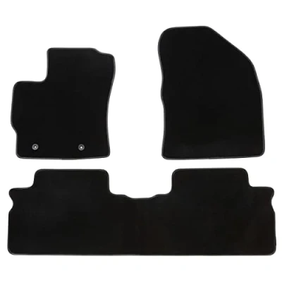 Obrázek DBS 1764152 Autofußmatte nach Maß 3 teilig Anti Rutsch hochwertiger Nadelfilz 1000g/m² Velours Fertigung Sortiment Luxe