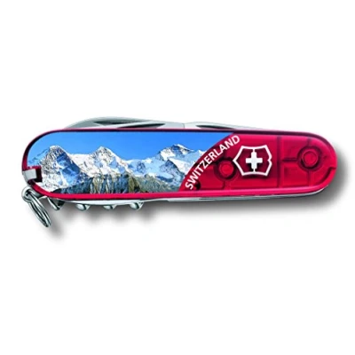 Obrázek Victorinox Švýcarský kapesní nůž, Climber Matterhorn, Multitool, Swiss Army Knife se 14 funkcemi, čepel, vývrtka, otvírák na konzervy