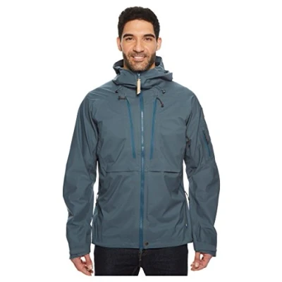 Obrázek Fjällräven Pánská outdoorová bunda Keb Eco Shell, modrá, s