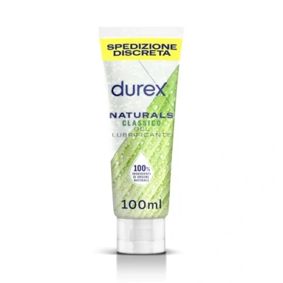 Obrázek Durex Naturals lubrikační gel, 100% přírodní látky, intimní 100 ml, 3034580