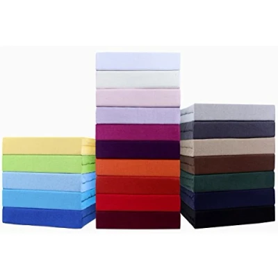 Obrázek NatureMark Prémiové vodní postele a pružinové postele, napínací prostěradlo, žerzej, 180 x 200 cm až 220 cm, barva: antracitová