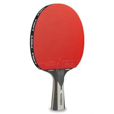 Obrázek JOOLA 54206 pálka na stolní tenis Carbon X Pro ITTF, schválená profesionální soutěžní raketa 7 hvězdiček, tloušťka houbičky 2 mm, černá/šedá