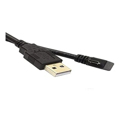 Obrázek System S 5 m Micro USB kabel konektor 90 úhel vpravo Gewin doplněk úhlový na Typ A datový nabíjecí