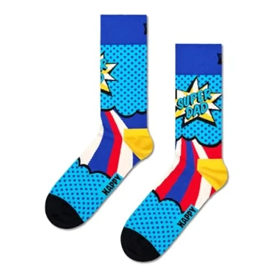 Obrázek Happy Socks Pánské ponožky Super táta, Vícebarevné (Multicolour 630)