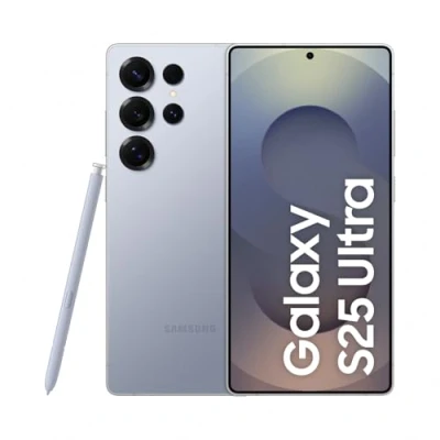 Obrázek Samsung Galaxy S25 Ultra AI Smartphone s AI, bez smlouvy, mobilní telefon Android, 12 GB RAM, paměť 256 GB, kamera 200 MP, titanová stříbrná modrá, 3 roky záruka výrobce