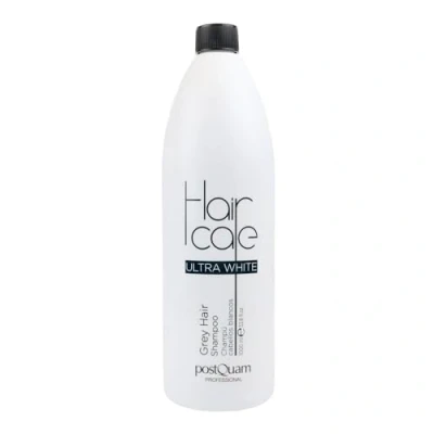 Obrázek PostQuam Shampoo für Männer und Frauen mit Weißem Haar Entfernt Gelb in Grauem Haar, Macht das Weich Glänzend 1000 ml Flasche