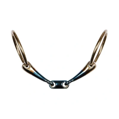 Obrázek Harry&#039;s Horse Loose ring snaffle, french mouth with o link, Sweet Iron, 20
