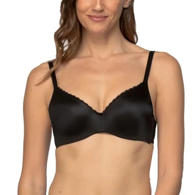 Obrázek Playtex dámská podprsenka (s kosticemi) 4183 24H Softab Solu s kosticemi 80B (velikost výrobce: 95B) černá (ČERNÁ 1001)