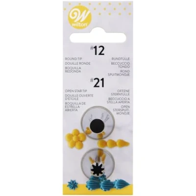 Obrázek Wilton Set kulatý zdobicí tác # 12 a otevřené pouzdro s hvězdami 21