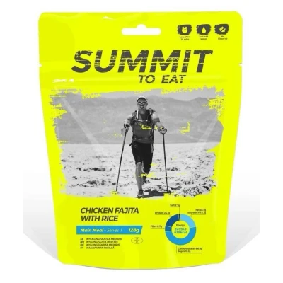 Obrázek Summit To Eat kuře Fajita s rýží jedna porce 128 g