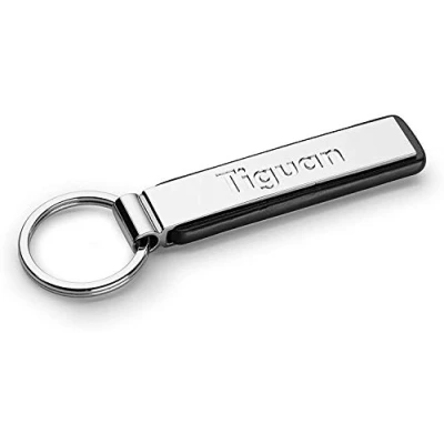 Obrázek Volkswagen VW kovový přívěsek na klíče Tiguan Key Ring kolekce, černý