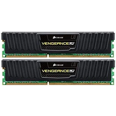 Obrázek Corsair CML8GX3M2A1600C9 Vengeance Low Profile 8GB (2x4GB) DDR3 1600 Mhz CL9 XMP Performance Desktop Memory černá