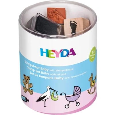 Obrázek Heyda 204888485 Razítko (dítě) Velikost motivu: cca 1,5 x cm, 15 dřevěných razítek