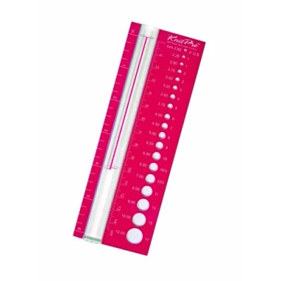 Obrázek KnitPro 10701 Šablona jehly lupa růžová, 1 balení