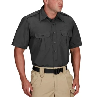 Obrázek Propper Herren Kurzarm Taktisches Kleid Hemd, Dunkelgrau, Größe S