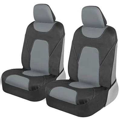 Obrázek Motor Trend AquaShield wasserdichte Vordersitzbezüge, graue Sitzbezüge für Autos gepolsterter Neopren Vordersitzbezug, SUV Sitzbezüge, Schutz Auto Innenbezug Auto, LKW &amp; Van