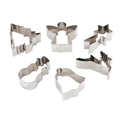 Obrázek Paderno World Cuisine Stainless Steel Christmas Cookie Cutters, set of 6 by