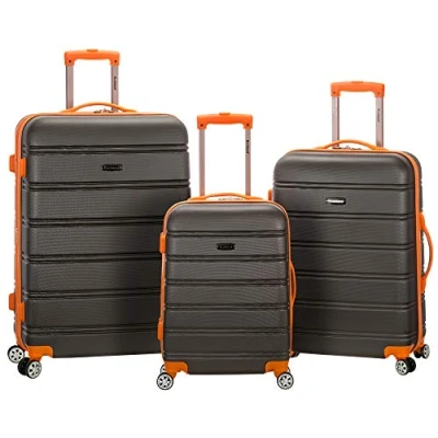 Obrázek Rockland Melbourne vozík s tvrdou skořepinou, rozšiřitelný, Antracitová, Hardside Rozšiřitelný Spinner Wheel Luggage