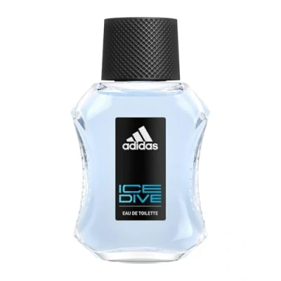 Obrázek adidas Ice Dive Eau de Toilette, dlouhotrvající pánská vůně s povzbuzujícími tóny citrusů a aromatickou pačuli, 50 ml