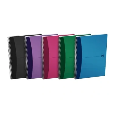 Obrázek Oxford 100101523 Office Urban Mix Spirálová kniha 21 x 29,7 cm 100 stran 90 g 5 kusů