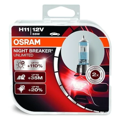 Obrázek Halogenová žárovka do světlometů Osram Night Breaker Unlimited H11, 64211NBU, 12 V,