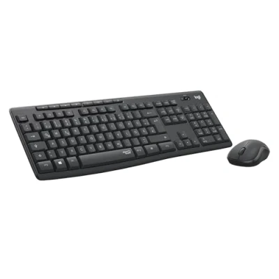Obrázek Logitech MK295 Bezdrátová klávesnice Mouse sada s tichou touch technologií, zkratky tlačítka, optická vodítka, nano USB přijímač, zpoždění bezdrátové připojení bezdrátové, Qwertz rozložení Black