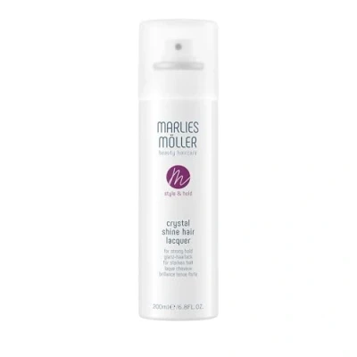 Obrázek Marlies Möller Crystal Shine Hair Lacquer 200 ml lak na vlasy z horských krystalů zajišťuje lesk a dlouhodobé držení s vitamínem E, částečkami UV filtrem pro všechny typy