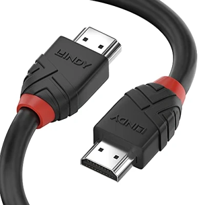 Obrázek LINDY 36471 1m High Speed HDMI kabel, Black Line