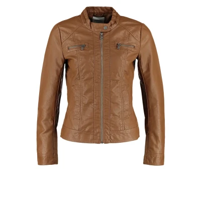 Obrázek ONLY Onlbandit Biker NOOS OTW Bunda z umělé kůže, Ženy, Velikost: 36, Cognac