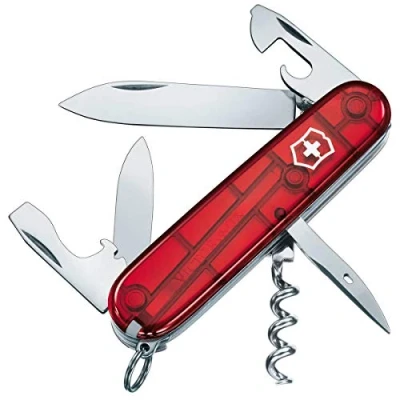 Obrázek Victorinox Švýcarský kapesní nůž, Spartan, Multitool, Swiss Army Knife s 12 funkcemi, čepel, vývrtka, otvírák na konzervy
