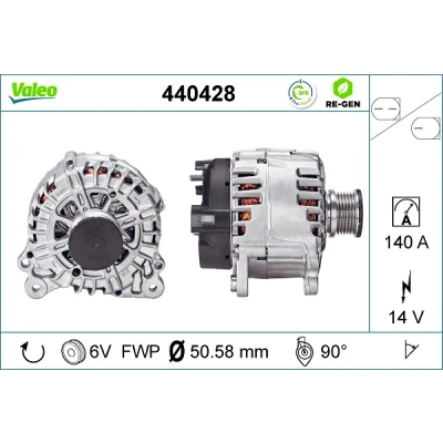 Obrázek Valeo 440428 generátor