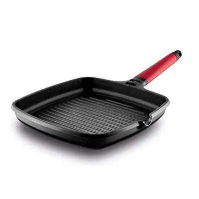 Obrázek Castey Grill Pfanne / 27 cm Aus Aluminium Geeignet für Ofen und alle Herdarten inklusiv Induktion