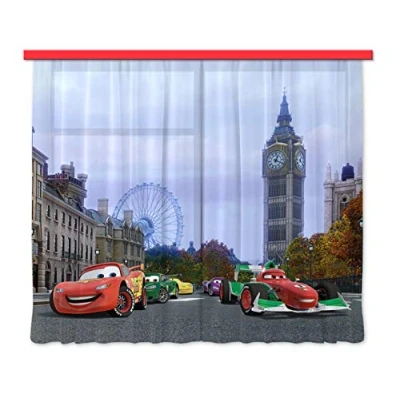Obrázek Záclona/závěs FCS xl 4312, dětský pokoj Disney Cars