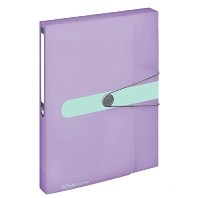 Obrázek Herlitz 11408994 sběratelský box, A4, PP fólie šeříková, průhledná