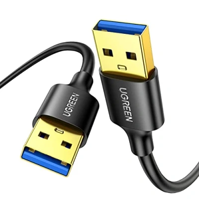 Obrázek UGREEN USB kabel 3. 0 Super Speed A konektor na spojovací kompatibilní s tiskárnami, modemy, pevnými disky, fotoaparáty atd. (0,5 m)