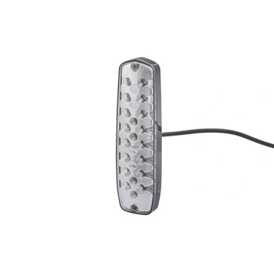 Obrázek HELLA Zadní světlo Lean LED osvětlení přívěsu 24V / 12V nástavba/šroubované ECE/ne SAE Barva světelného panelu: čiré kabel: 500 mm pravý/vlevo 2SD 343 910 001
