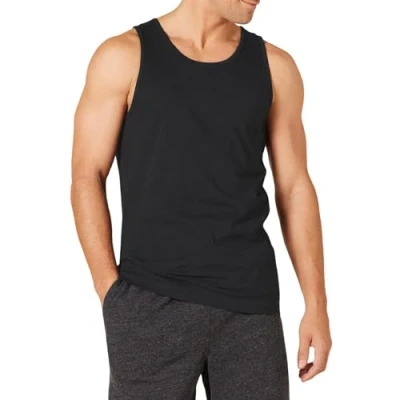 Obrázek Amazon Essentials Pánská tílka, úzký střih, černá, XL