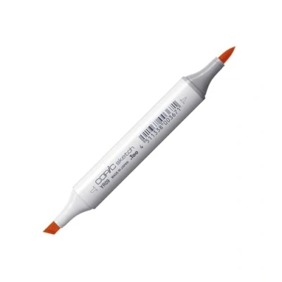 Obrázek COPIC Sketch Marker Typ YR 09, čínská oranžová, profesionální značkovač, se super bushovým hrotem a středním