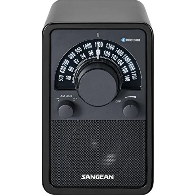Obrázek Sangean WR 15BT Retro bluetooth Radio s AM a FM černé