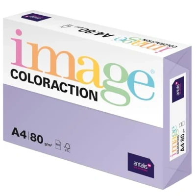 Obrázek Image Coloraction Tundra barevný papír do kopírky DIN A4, 210 x 297 mm, 80 g/m² barevný, bezdřevý tiskárny 500 listů levandule