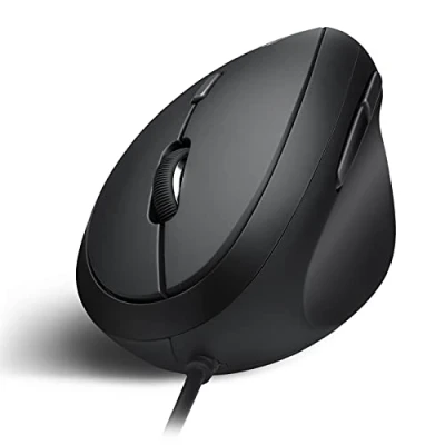 Obrázek Perixx PERIMICE 519 ergonomická myš vertikální design malé velikosti rukou nebo na cesty USB kabelové připojení pro PC a notebook