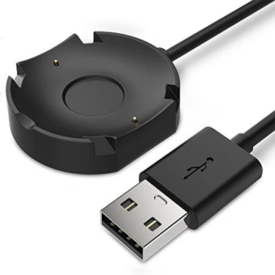 Obrázek TUSITA Nabíječka kompatibilní s Nokia Steel HR, Withings HR Smartwatch USB nabíjecí kabel 100 cm příslušenství k fitness trackeru