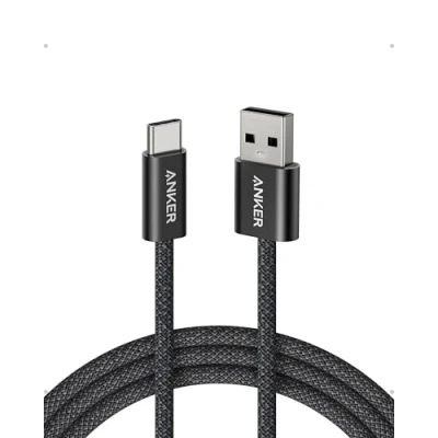Obrázek Anker kabel Zolo USB na C 1,8 m, bezešvé připojení CarPlay, pletený nabíjecí Pro rychlé nabíjení, prémiový design s tenkým konektorem, iPhone 16/15 Serie, iPad a další