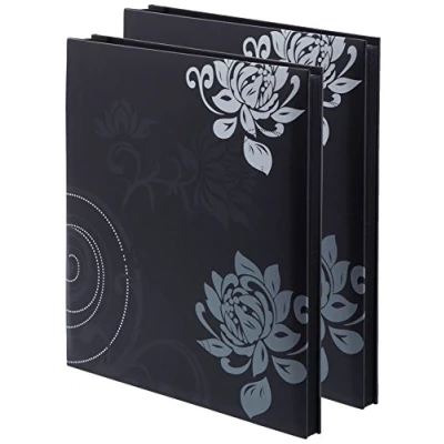 Obrázek walther design Fotoalbum černé 400 fotografií 10 x 15 cm vkládací album dvojité balení, Grindy EA 201 BD