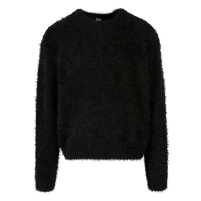 Obrázek Urban Classics Pánská mikina Crewneck flísová mikina, ležérní pro muže, Loose Fit, k dostání v mnoha barevných variantách, velikostech S 5XL, černá
