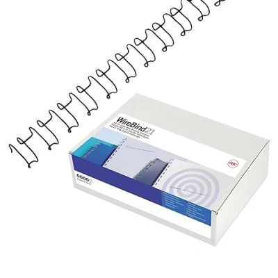 Obrázek GBC MultiBind drátěné vázačky, 12 mm, stříbrné, 100 kusů