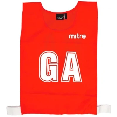 Obrázek Miter pro Netball a sportovní trénink Camisole Set, červená, L, T21535, 7 Pack Bib