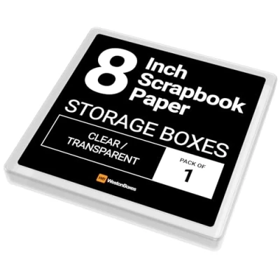 Obrázek Weston Boxes 20,3 x cm Craft Aufbewahrungsbox, Kunststoff, 22,7 22,6 2,5