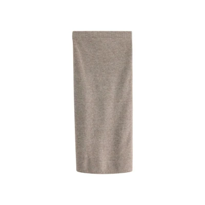 Obrázek Lindex MOM MIDI Pouzdrová sukně, Ženy, Velikost: 36/38, Brown melange
