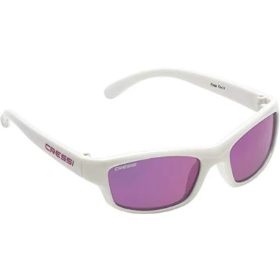 Obrázek Dětské sluneční brýle Cressi Swim Jogi Kid&#039;S Sunglasses, bílá/čočky růžové, 2/6 let